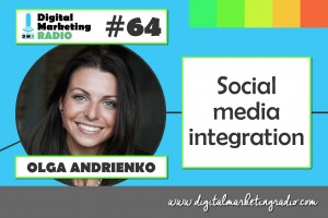 Social media integration - OLGA ANDRIENKO