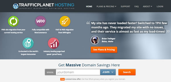 Traffic Planet Hosting